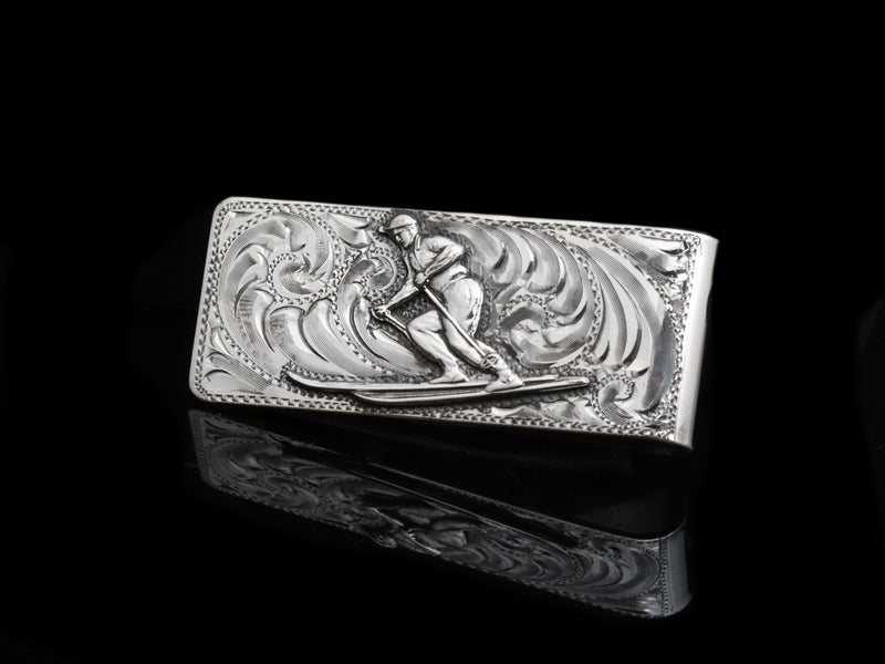 Williams Money Clip With Skier