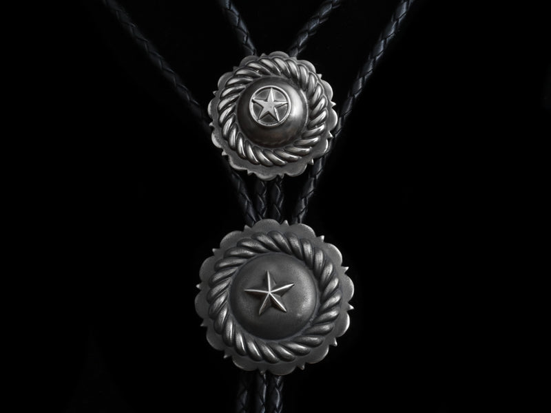 Pebble Star Concho Bolo, Two Ways