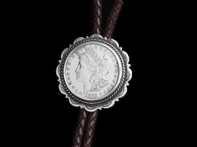 Morgan Dollar Bolo Tie, Two Ways