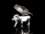 Sterling Silver Hippo Bonboniere