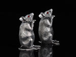 Sterling Silver Mice Salt & Pepper Shakers