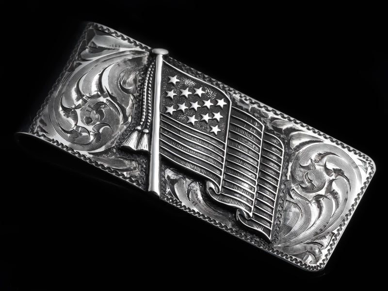 American Flag Money Clip