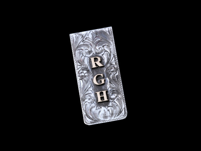 14k Initial Money Clip Money Clips Comstock Heritage 