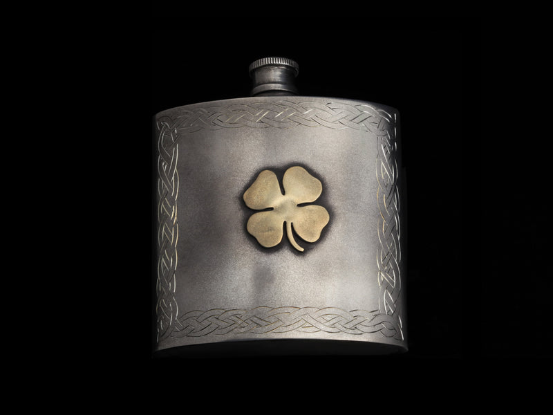 4 Leaf Clover Flask Gifts Comstock Heritage 