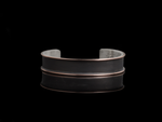 SM Pebble Cuff 14k, Two Sizes