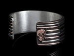 Diamonds & Gold Skull Cuff Bracelets Comstock Heritage 