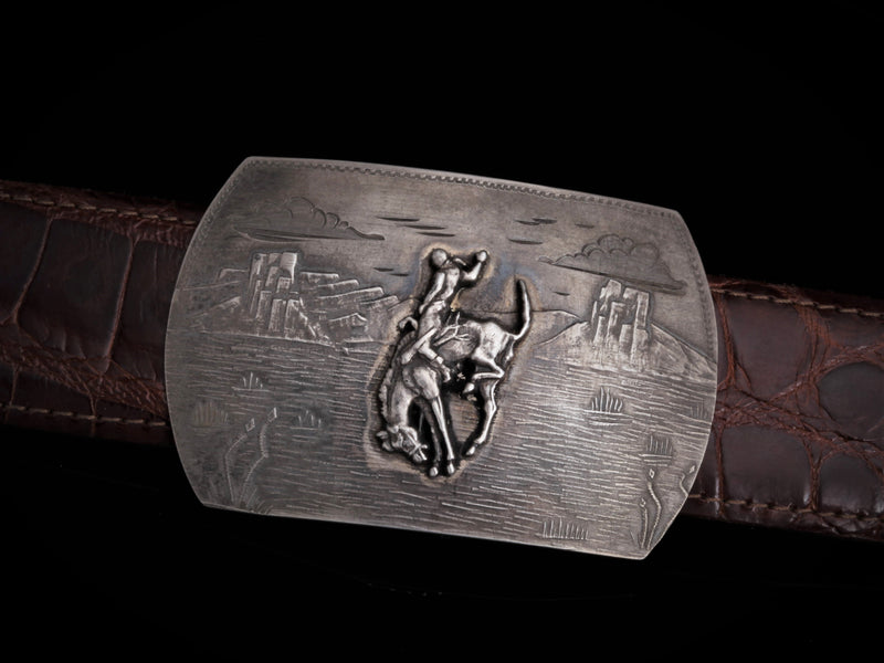 Halogen Bronc Belt Buckles Comstock Heritage 