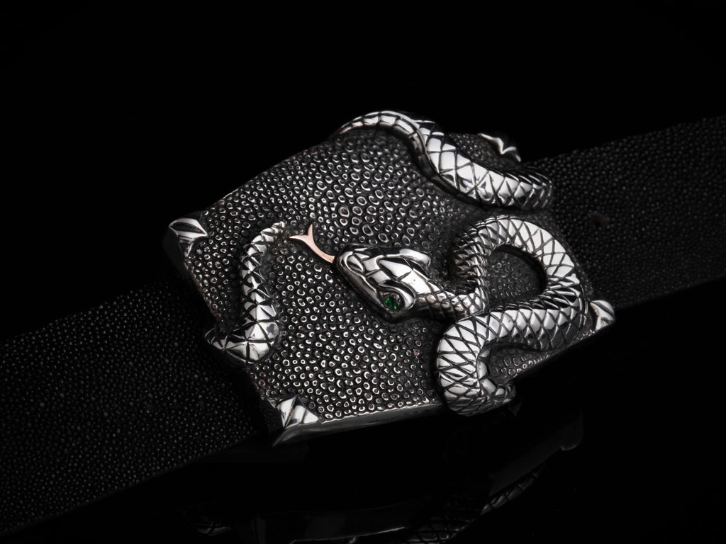 Snake Wrap, Two Ways buckle Jeff Deegan Designs 