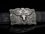 Lonestar Longhorn, Your Way Belt Buckles Comstock Heritage 