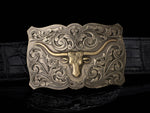 Lonestar Longhorn, Your Way Belt Buckles Comstock Heritage 