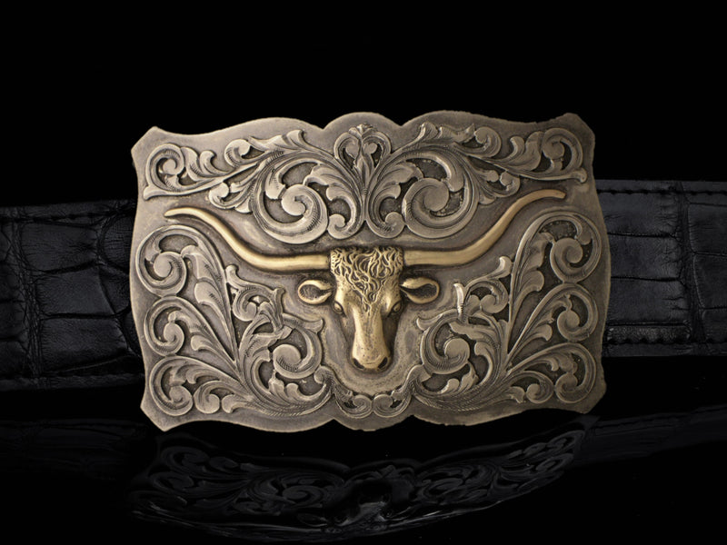 Lonestar Longhorn, Your Way Belt Buckles Comstock Heritage 