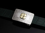 Mason 4 Leaf Clover Belt Buckles Comstock Heritage 