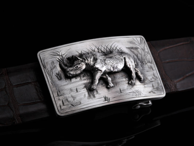 Mason Rhino Belt Buckles Comstock Heritage 