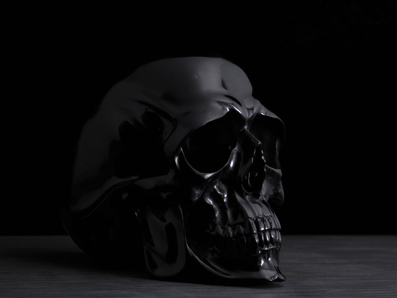 Life Size Jet Skull