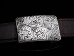 Mesa Scroll, Three Sizes Belt Buckles Comstock Heritage 