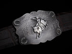 Morgan Scene Bull Rider Belt Buckles Comstock Heritage 