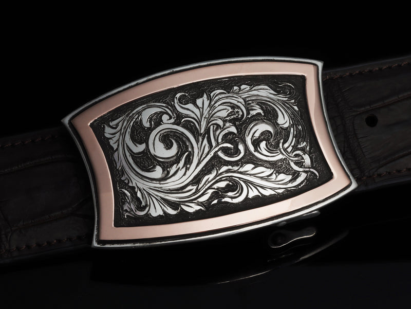 Patterson Henry, Two Colors Belt Buckles Comstock Heritage 