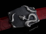 Snake Wrap, Two Ways buckle Jeff Deegan Designs 