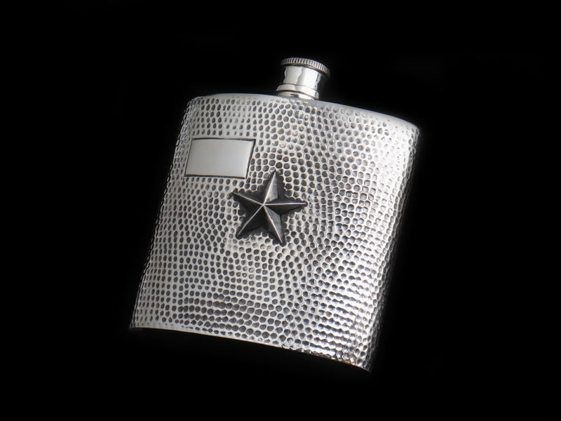 Hammered Flask with Star