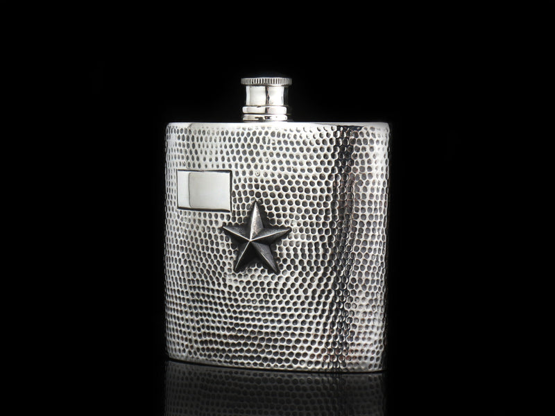 Hammered Flask with Star