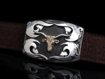 Tribal Steer 14k & Silver