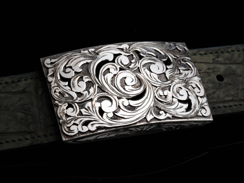 Tyson LG Swirls Belt Buckles Comstock Heritage 