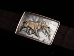 Tyson Hunting Scene Belt Buckles Comstock Heritage 