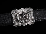 Wyatt LH - Texas Star Belt Buckles Comstock Heritage 