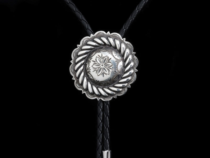 Roped Concho Bolo