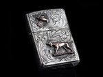 14k Hunting Dog & Quail Lighter